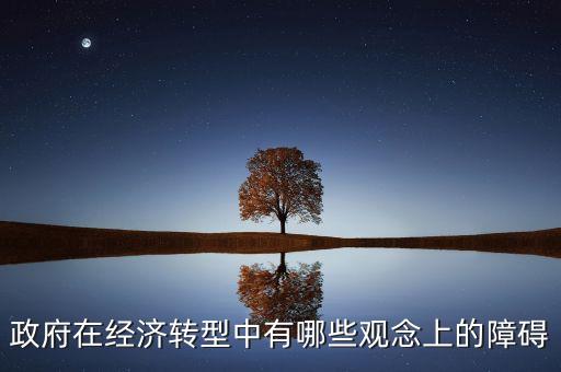 政府在經濟轉型中有哪些觀念上的障礙
