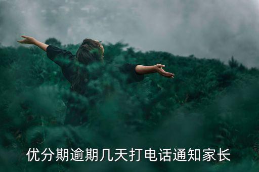 優(yōu)分期逾期幾天打電話通知家長