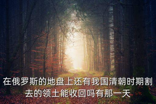 中國什么時候收回遠東，為什么中國收不回沙俄割占的地