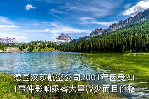 德國漢莎航空公司2001年因受911事件影響乘客大量減少而且價格