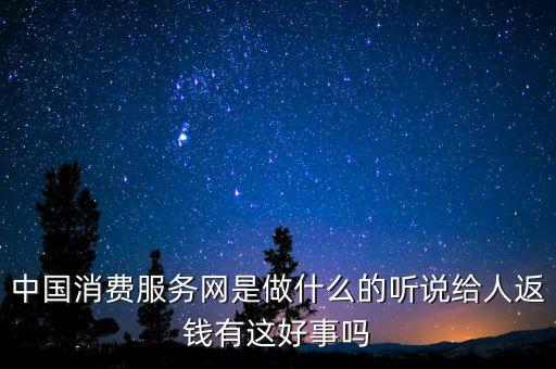 中國消費服務聯(lián)盟養(yǎng)是什么，什么是消費聯(lián)盟
