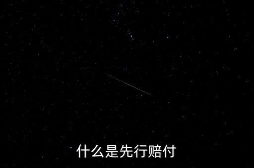 保險先行賠付是什么意思，什么是先行賠付