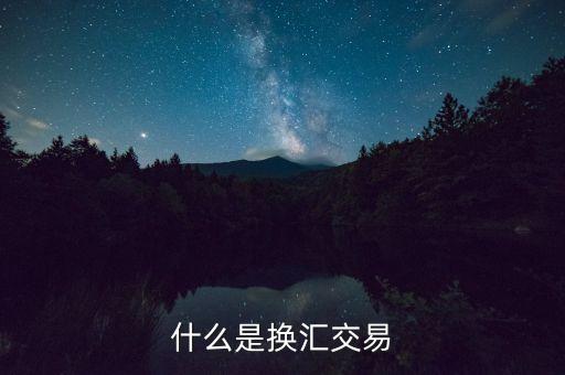 什么是換匯交易