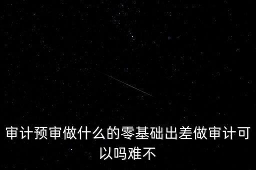 審計(jì)預(yù)審做什么的零基礎(chǔ)出差做審計(jì)可以嗎難不