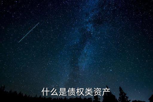 什么是債權(quán)類資產(chǎn)