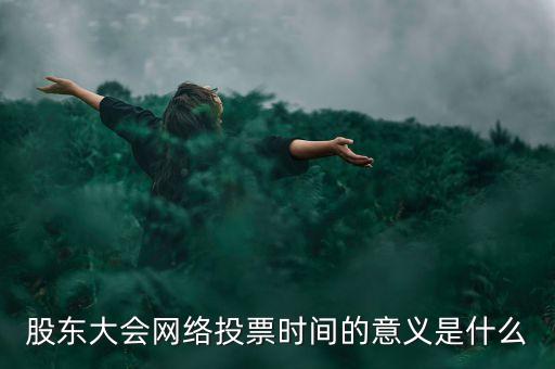 股東大會(huì)網(wǎng)絡(luò)投票時(shí)間的意義是什么