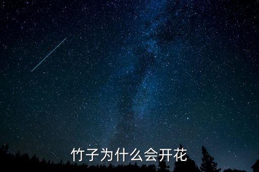 竹子為什么會(huì)開花