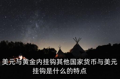 美元與黃金內(nèi)掛鉤其他國家貨幣與美元掛鉤是什么的特點