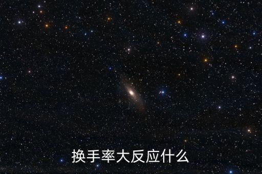 換手率大反應(yīng)什么