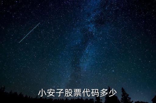 小安子是什么股票，小安子股票代碼多少