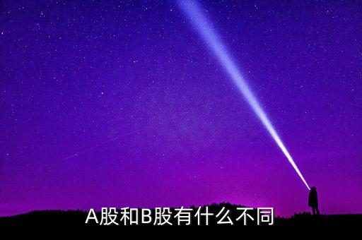 A股和B股有什么不同