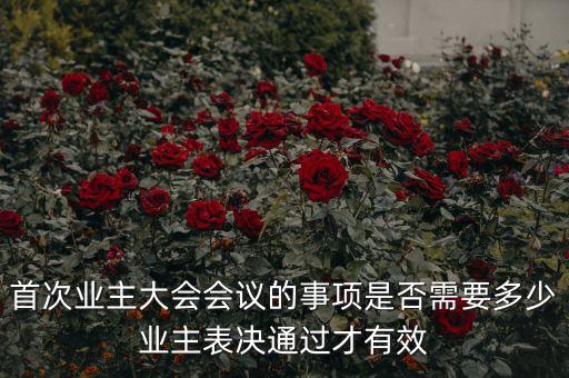 鏈家上海事件是什么，首次業(yè)主大會(huì)會(huì)議的事項(xiàng)是否需要多少業(yè)主表決通過才有效
