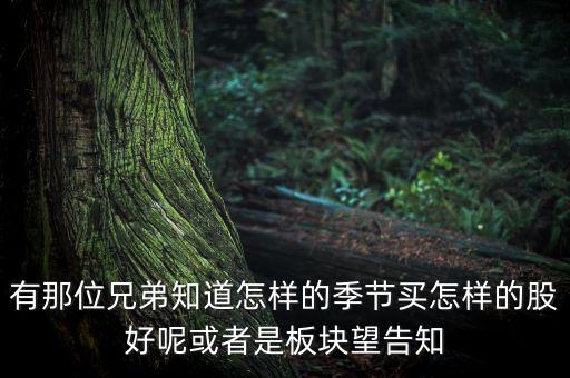 夏天買什么股票好，天氣熱對哪類股票有利好