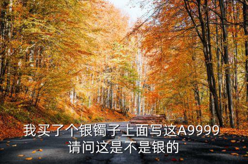 我買(mǎi)了個(gè)銀鐲子上面寫(xiě)這A9999 請(qǐng)問(wèn)這是不是銀的