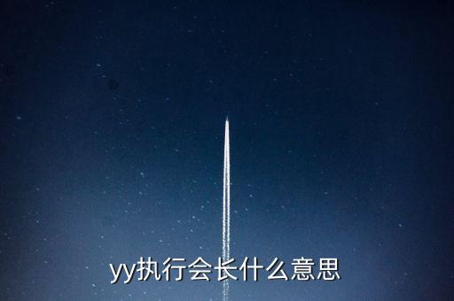 執(zhí)行會長是什么意思，yy執(zhí)行會長什么意思