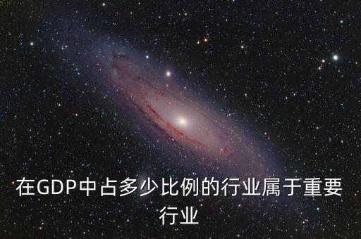 在GDP中占多少比例的行業(yè)屬于重要行業(yè)