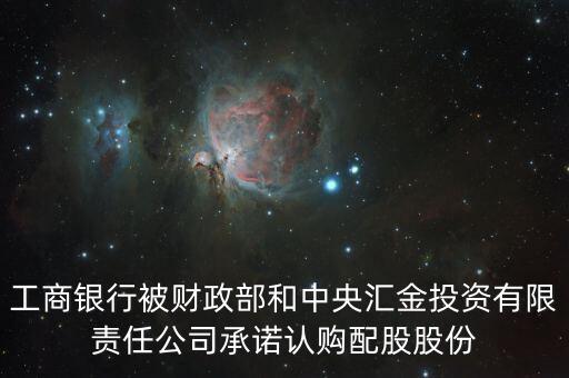 中央?yún)R金持股說(shuō)明什么，工商銀行被財(cái)政部和中央?yún)R金投資有限責(zé)任公司承諾認(rèn)購(gòu)配股股份