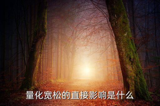 量化寬松的直接影響是什么