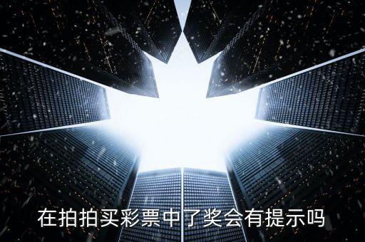 中彩票的時(shí)候會(huì)顯示什么，在財(cái)付通上買彩票是不是只要不中獎(jiǎng)是不會(huì)有什么提示的如果