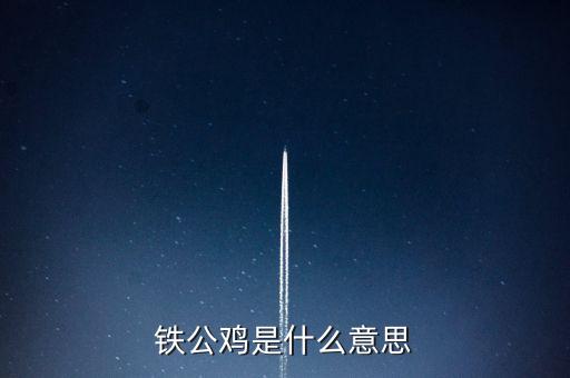 鐵公基是什么意思，基鐵是什么意思