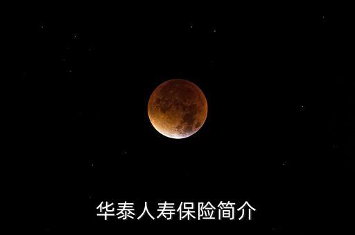 華泰人壽保險(xiǎn)簡(jiǎn)介