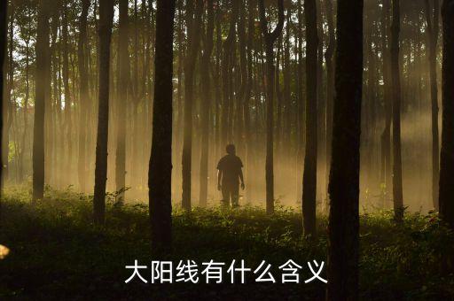 大陽線有什么含義