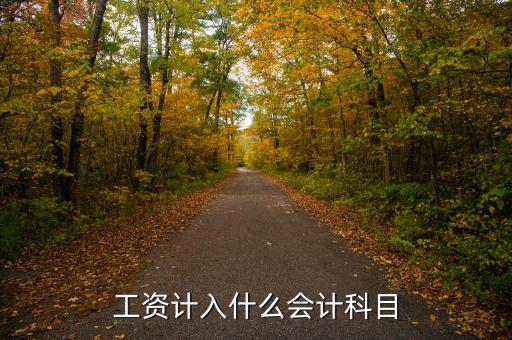 工資計入什么會計科目