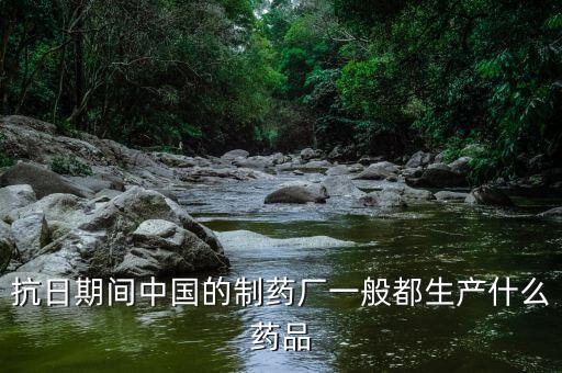 600056中國醫(yī)藥生產什么藥，抗日期間中國的制藥廠一般都生產什么藥品