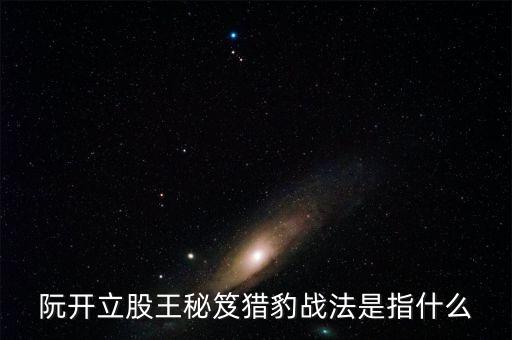 阮開(kāi)立股王秘笈獵豹戰(zhàn)法是指什么