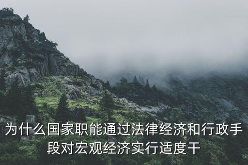 政府為什么過度干預經濟，政府為什么干預市場