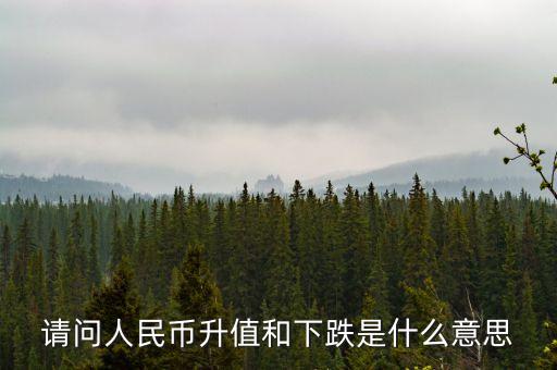 人民幣升值和貶值是什么意思，人民幣升值貶值是什么概念
