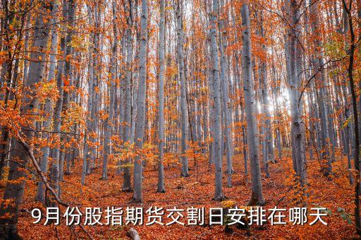 9月合約什么時(shí)候交割，橡膠ru期貨 什么時(shí)候交割