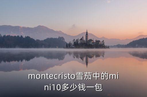 montecristo雪茄中的mini10多少錢一包