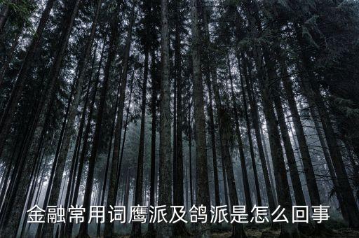 美聯(lián)儲鷹鴿是什么意思，外匯市場中提到的鷹牌鴿派什么意思對什么盤面有影響