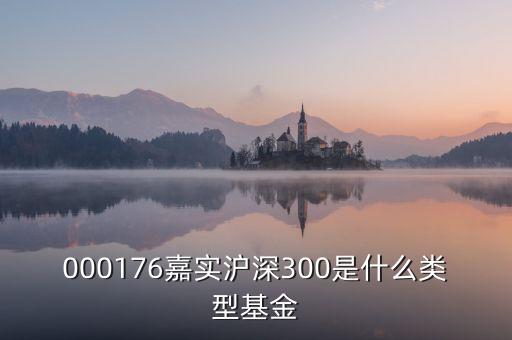 000176嘉實滬深300是什么類型基金