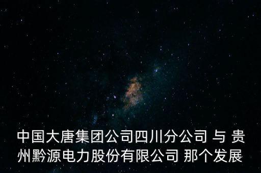 黔源電力是做什么的，想知道 安順市 普定黔源電站 在哪