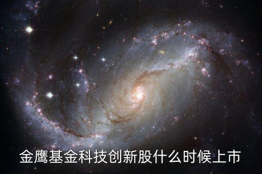 金鷹基金科技創(chuàng)新股什么時(shí)候上市