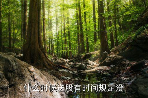 什么時(shí)候送股有時(shí)間規(guī)定沒