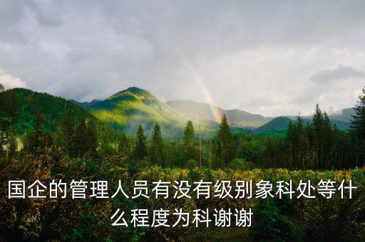 國(guó)企部長(zhǎng)相當(dāng)于什么級(jí)別，國(guó)企處長(zhǎng)是什么級(jí)別中國(guó)移動(dòng)通訊部門處長(zhǎng)是什么級(jí)別
