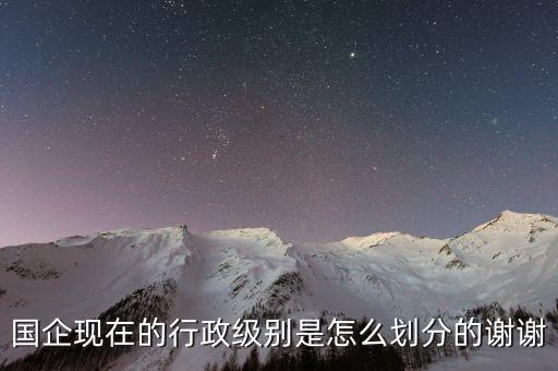 央企處級是什么級別，省級企業(yè)的處級是什么級別