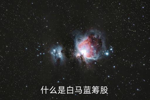 什么是白馬藍(lán)籌股