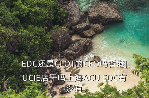 揚杰電子董事長梁勤以前干什么的，EDC還是CLOT的CEO嗎香港JUCIE店干嗎上海ACU EDC有沒有