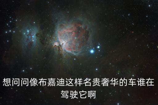 想問(wèn)問(wèn)像布嘉迪這樣名貴奢華的車(chē)誰(shuí)在駕駛它啊