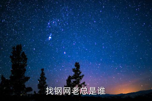 找鋼網(wǎng)老總是誰