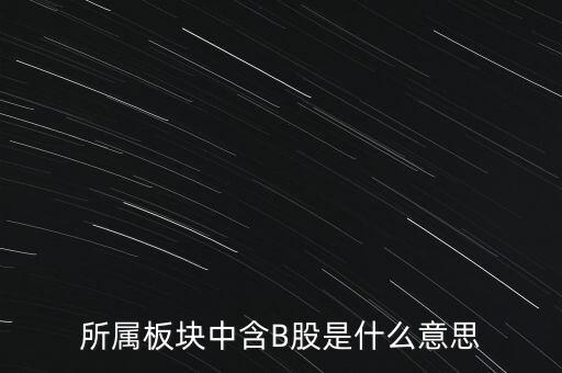 st大化b股什么意思，我國兩大股市有幾種類別的股票ST版快B股分別是什么意思啊