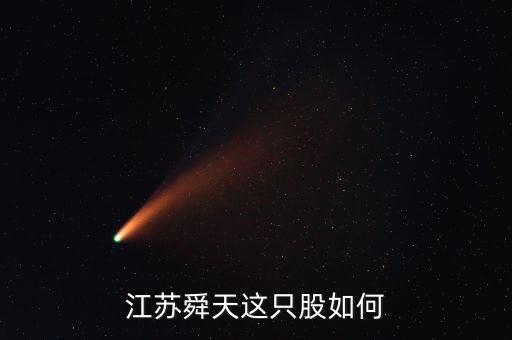 江蘇舜天這只股如何