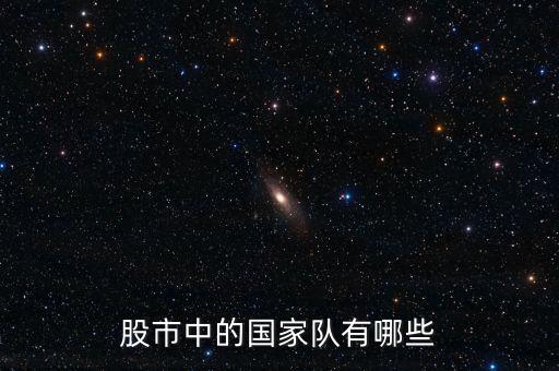 股市中的國(guó)家隊(duì)有哪些