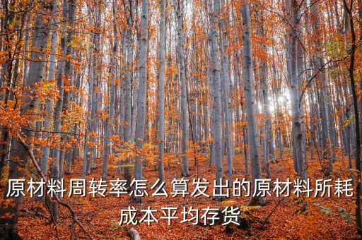 材料周轉(zhuǎn)率是什么，90原材料周轉(zhuǎn)率周轉(zhuǎn)天數(shù) 什么意思