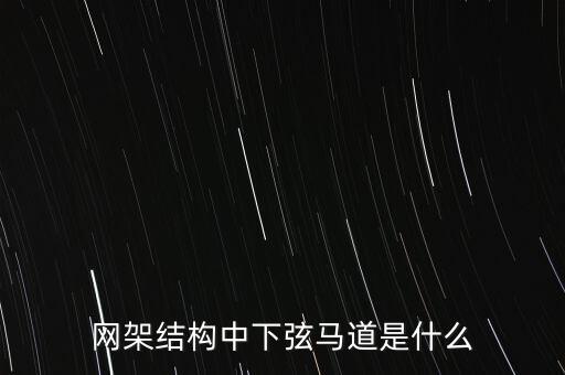 網(wǎng)架結(jié)構(gòu)中下弦馬道是什么