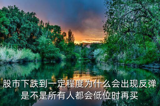 股市下跌到一定程度為什么會出現(xiàn)反彈是不是所有人都會低位時再買